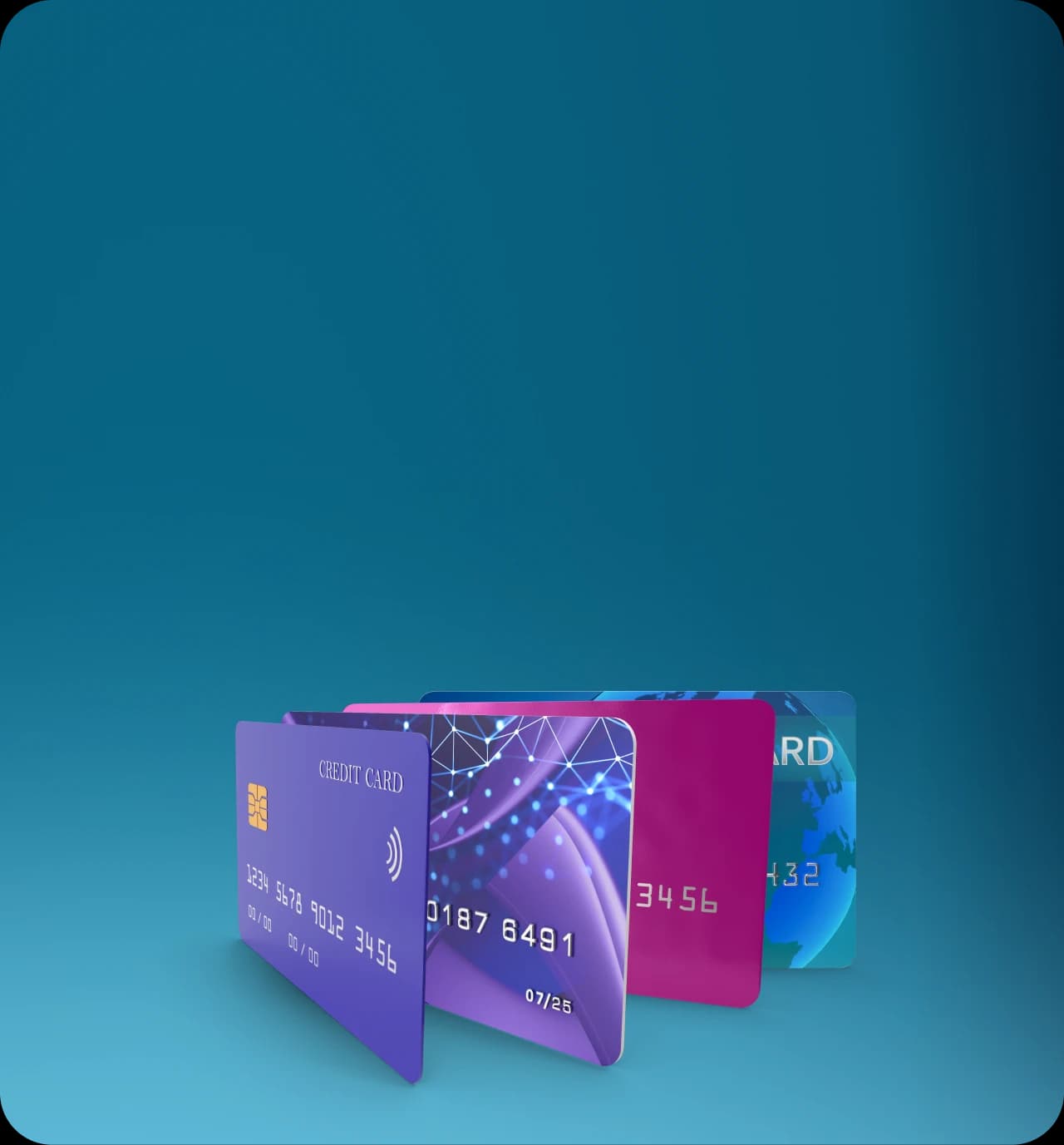 Mobile banner background