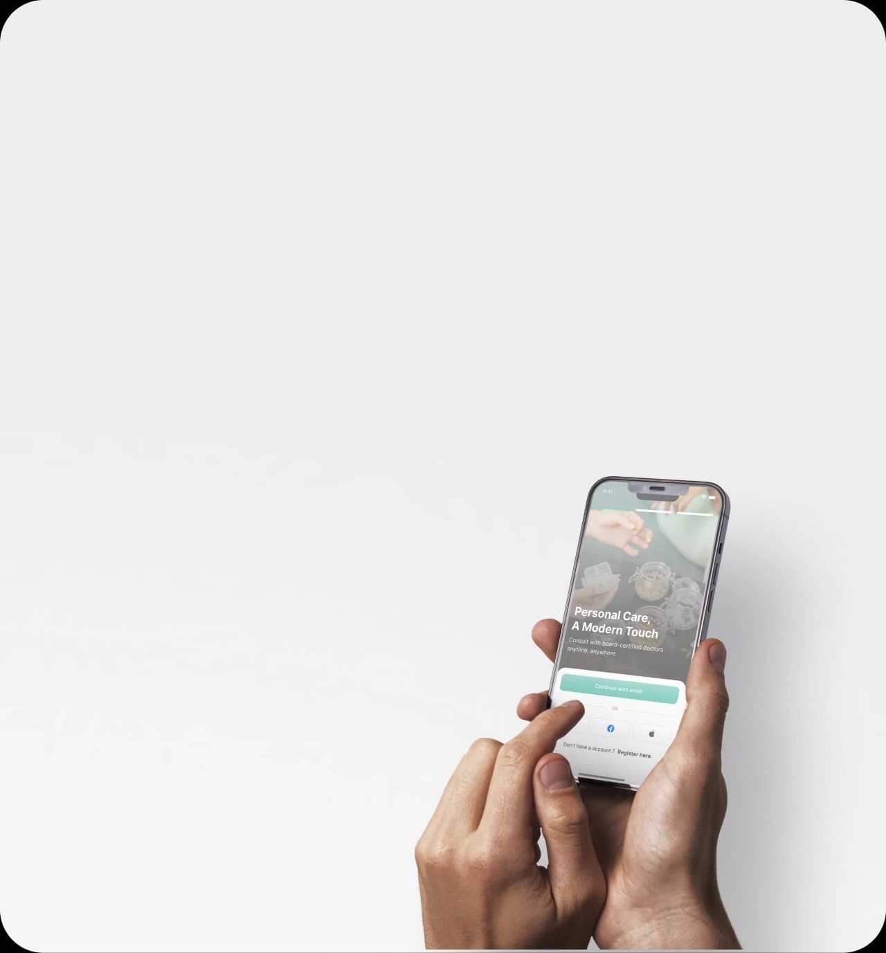 Mobile banner background