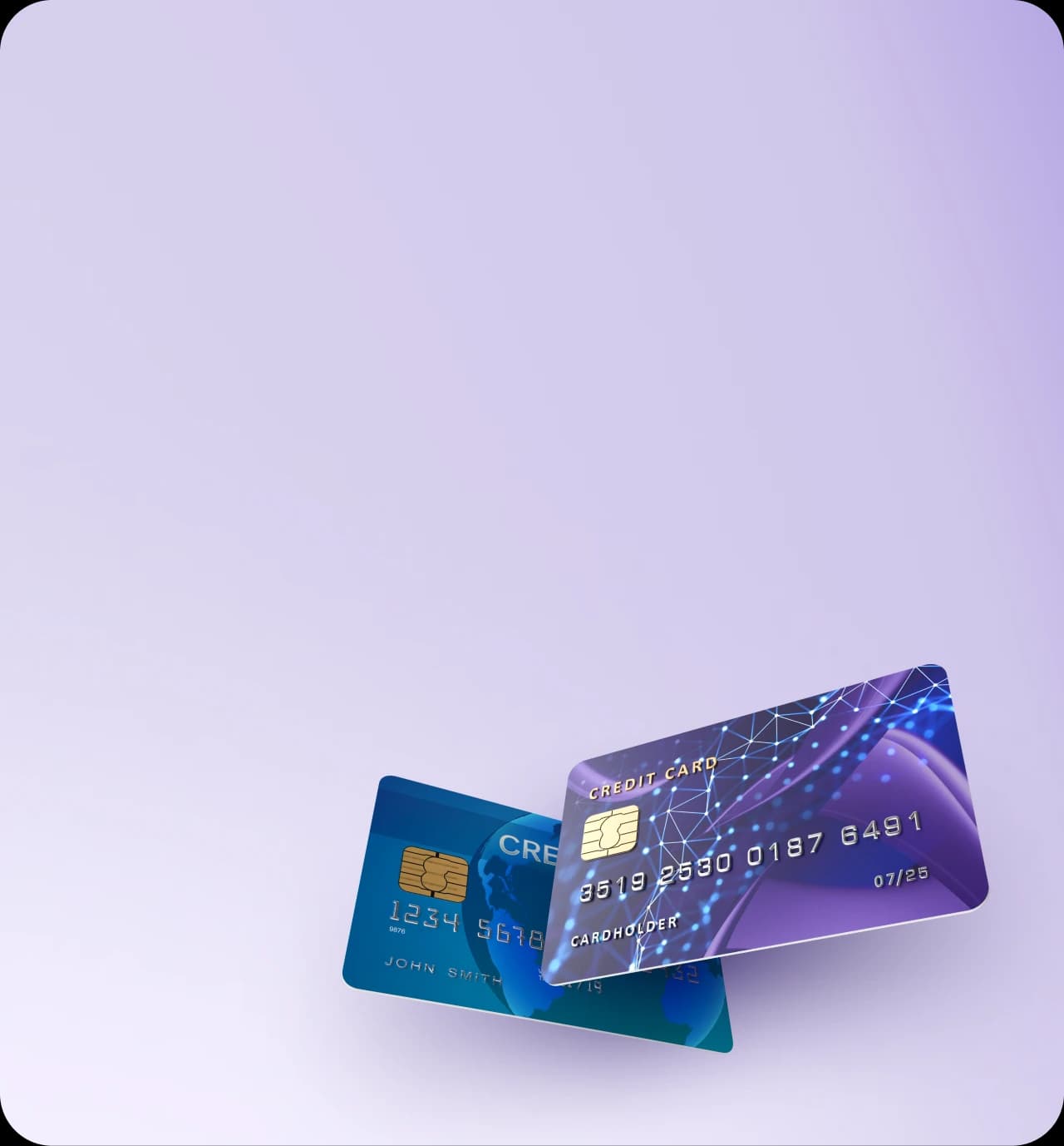 Mobile banner background